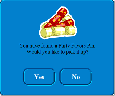 Party Favors Pin
